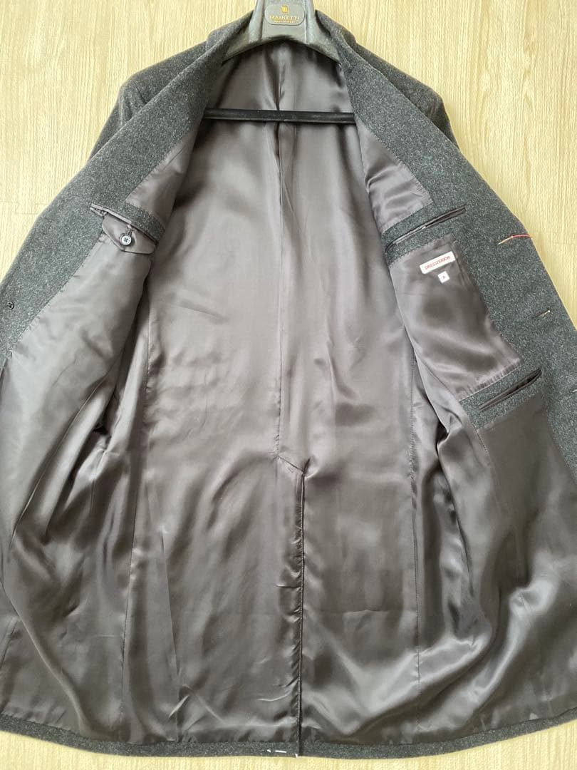 DRESSTERIOR カシミヤ チェスターコートD.GRAY新品未使用