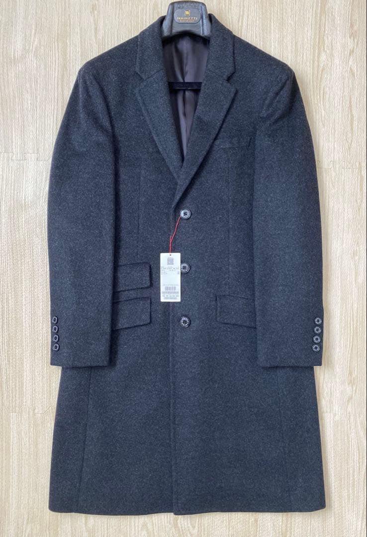 DRESSTERIOR カシミヤ チェスターコートD.GRAY新品未使用