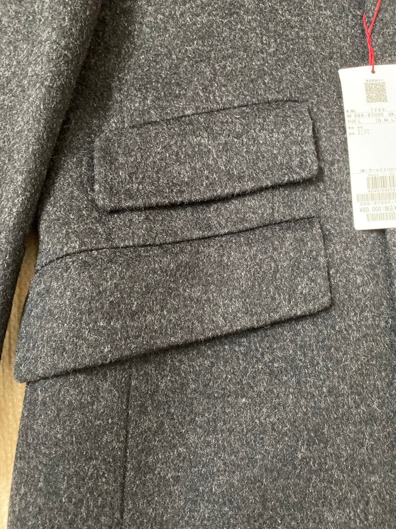 DRESSTERIOR カシミヤ チェスターコートD.GRAY新品未使用