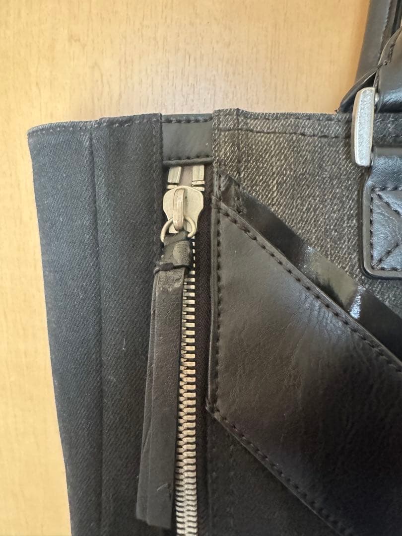 DIESEL ブラック　デニムトートバッグ