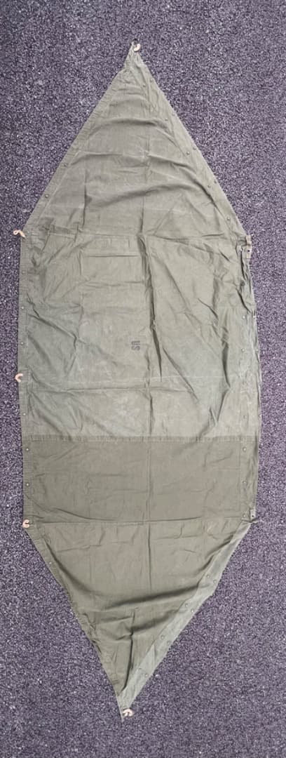 米軍 軍幕　US パップテント 60年代 シェルターハーフ #11