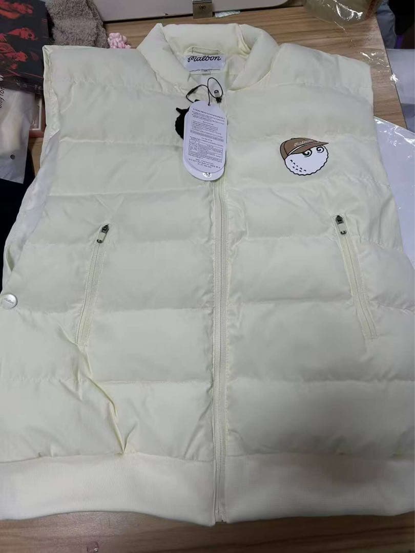 26マルボン malbon ゴルフウェア レディース ダウンベスト秋冬春