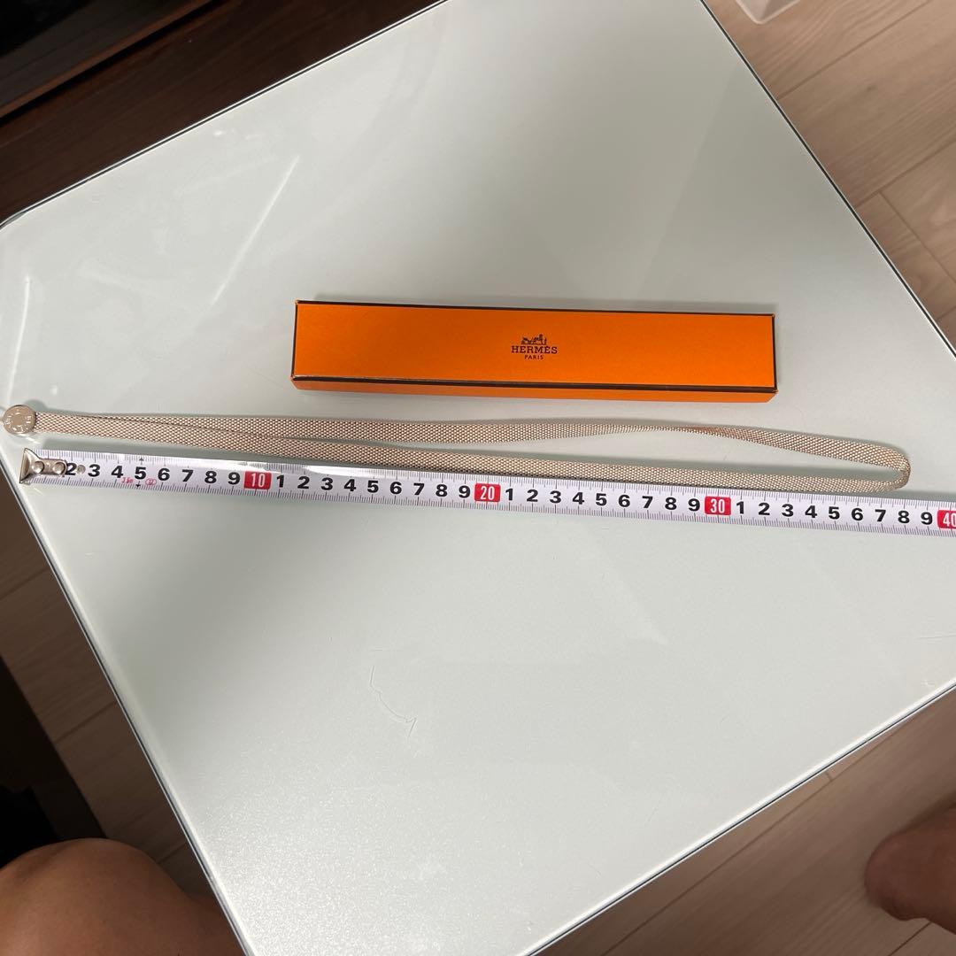 エルメス　ストラップ (ベージュ系)