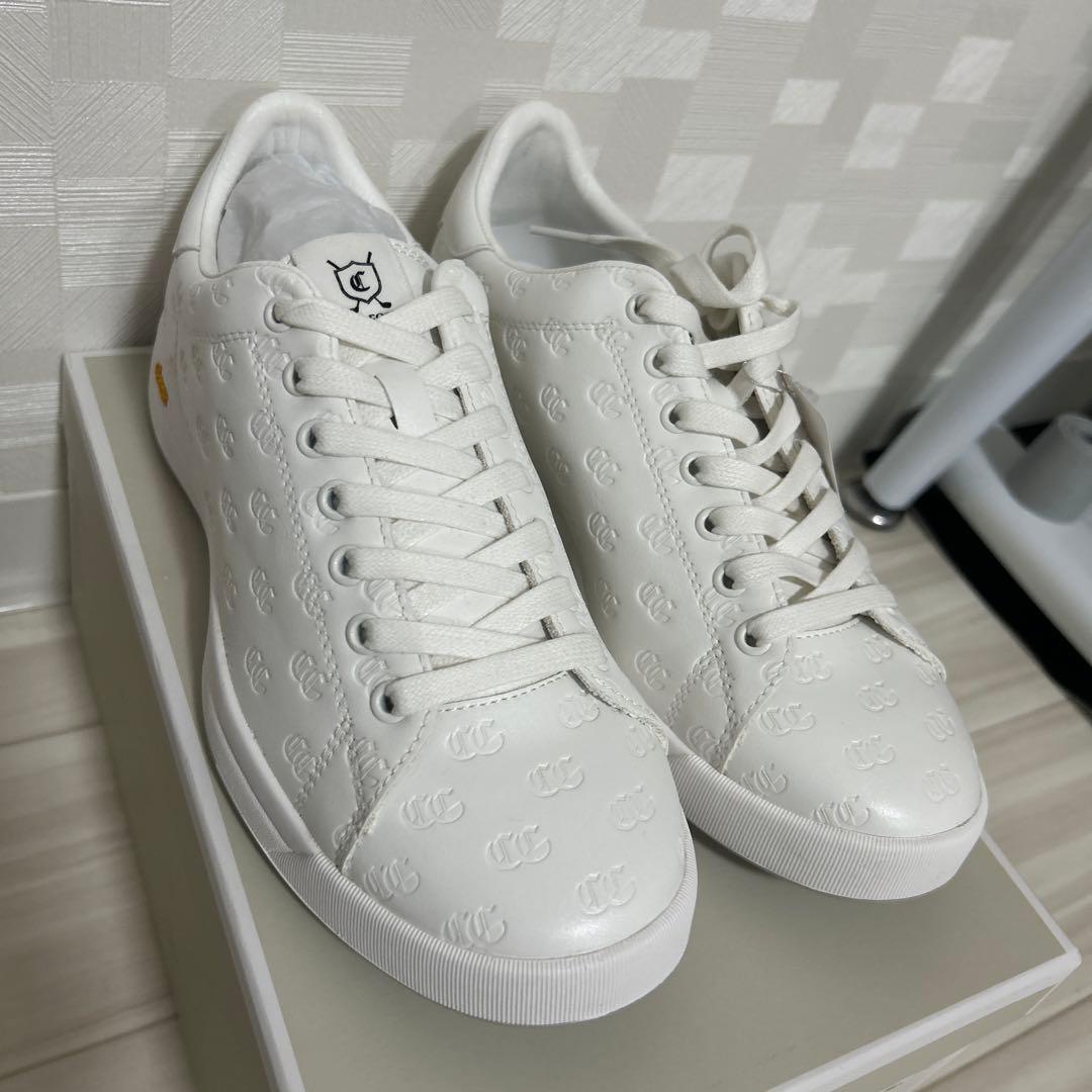 定価27500円【CELFORD GOLF】　ロゴエンボススパイクレスシューズ