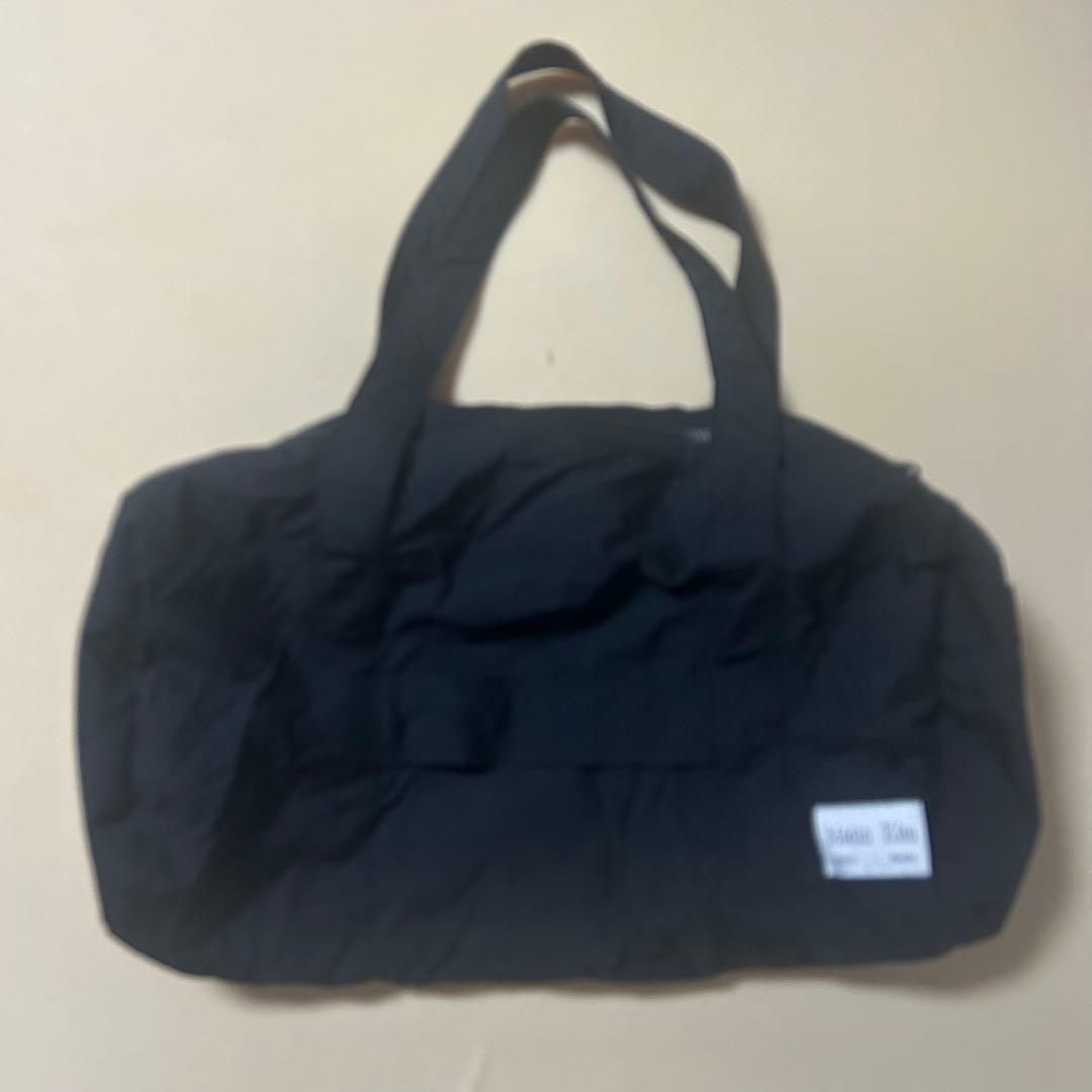 美品　Matin Kim ロゴナイロンボストンバッグ