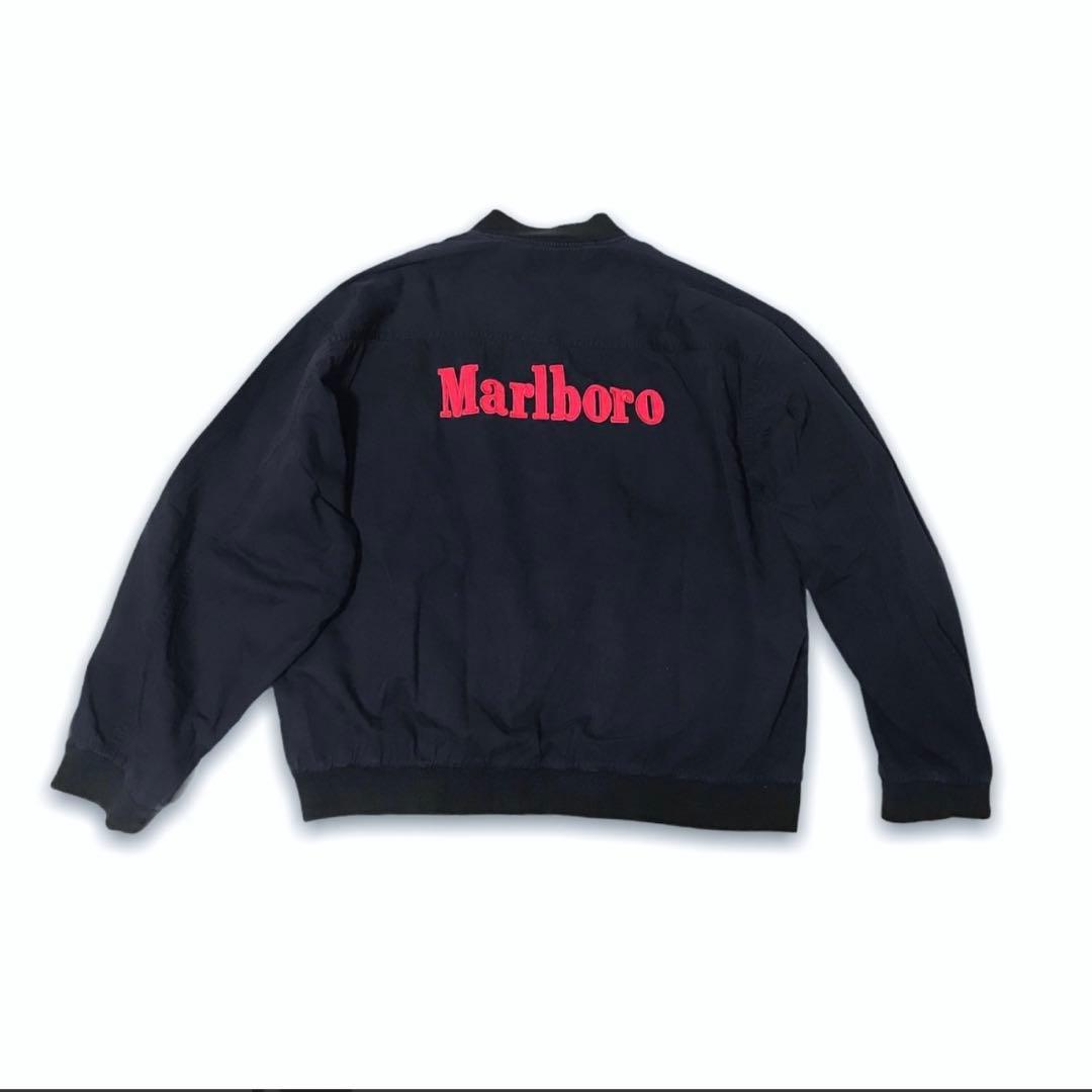 Marlboro ブラック　レッド　リバーシブルブルゾン