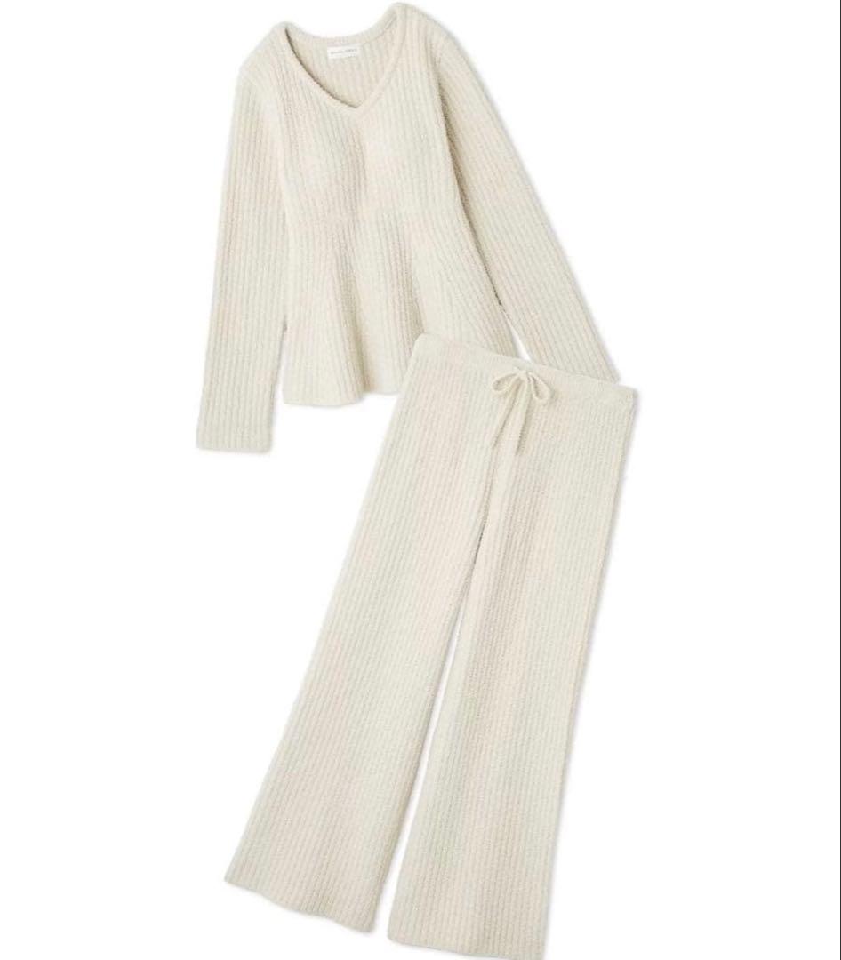 最大値下げ！スナイデルホーム　ペプラムニットセットアップ