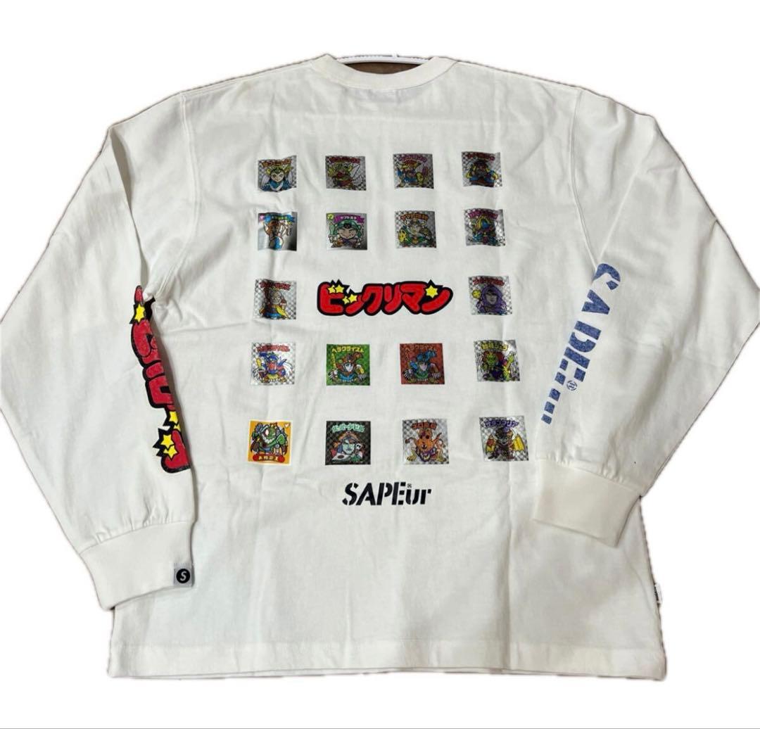 ビックリマン×SAPEur ロングスリーブTシャツ