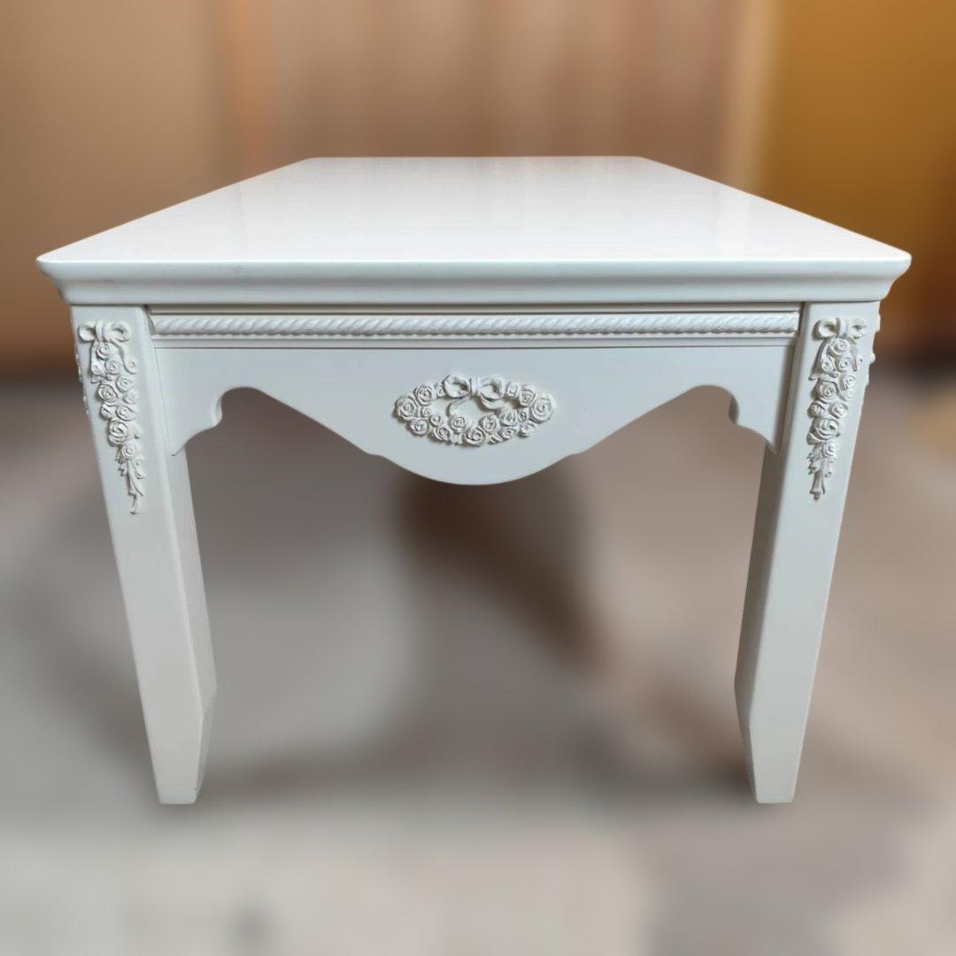 直接引き取り Celesta チェレスタ センターテーブル 姫系 白家具