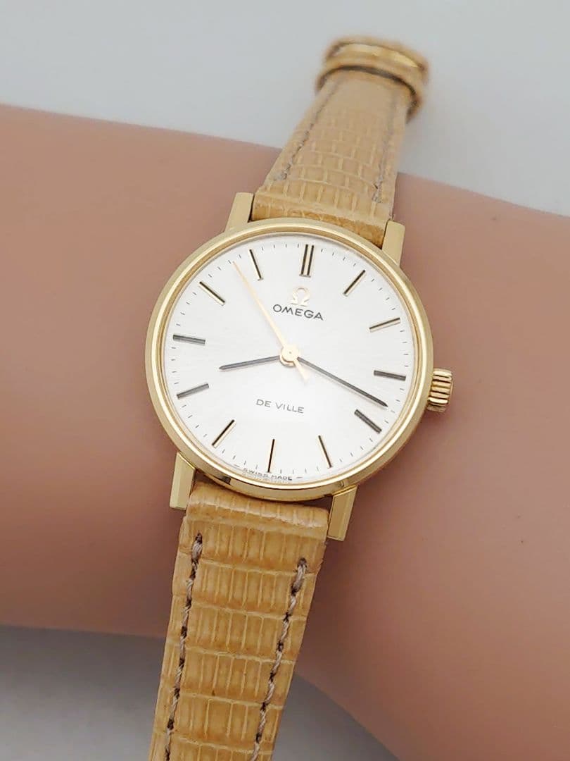 OH済 1970年製 オメガ デビル レディース 秒針付き 手巻き 極上品