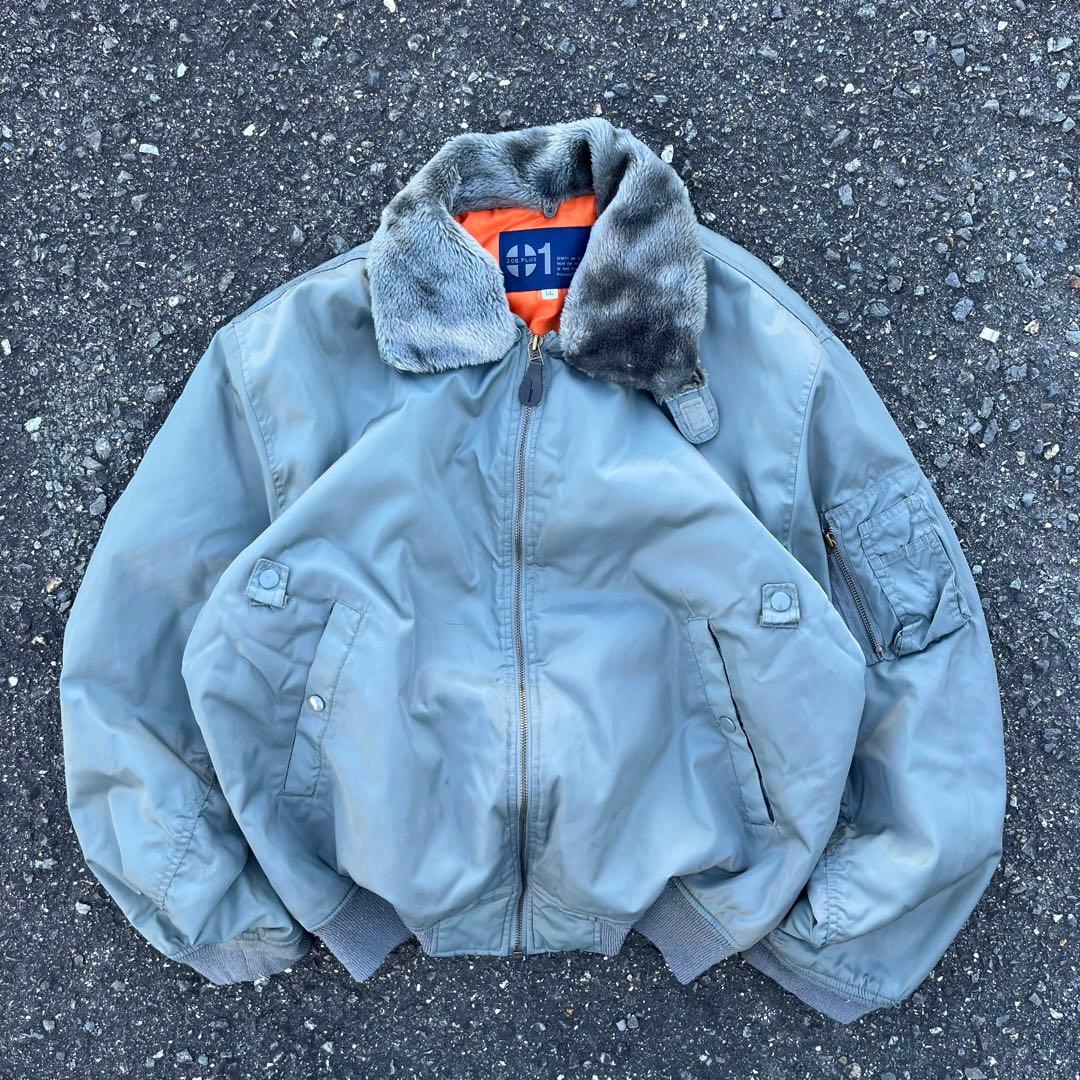 vintage 00s 90s B-15 フライト　ジャケット　短丈　y2k