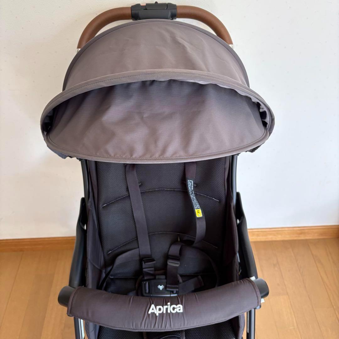 Aprica B型 ベビーカー マジカルエアークッションAD グレー ハイシート