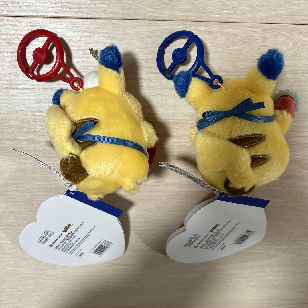 PIKACHU DINER ハンバーガー&ハート マスコット　ぬいぐるみ　ポーチ