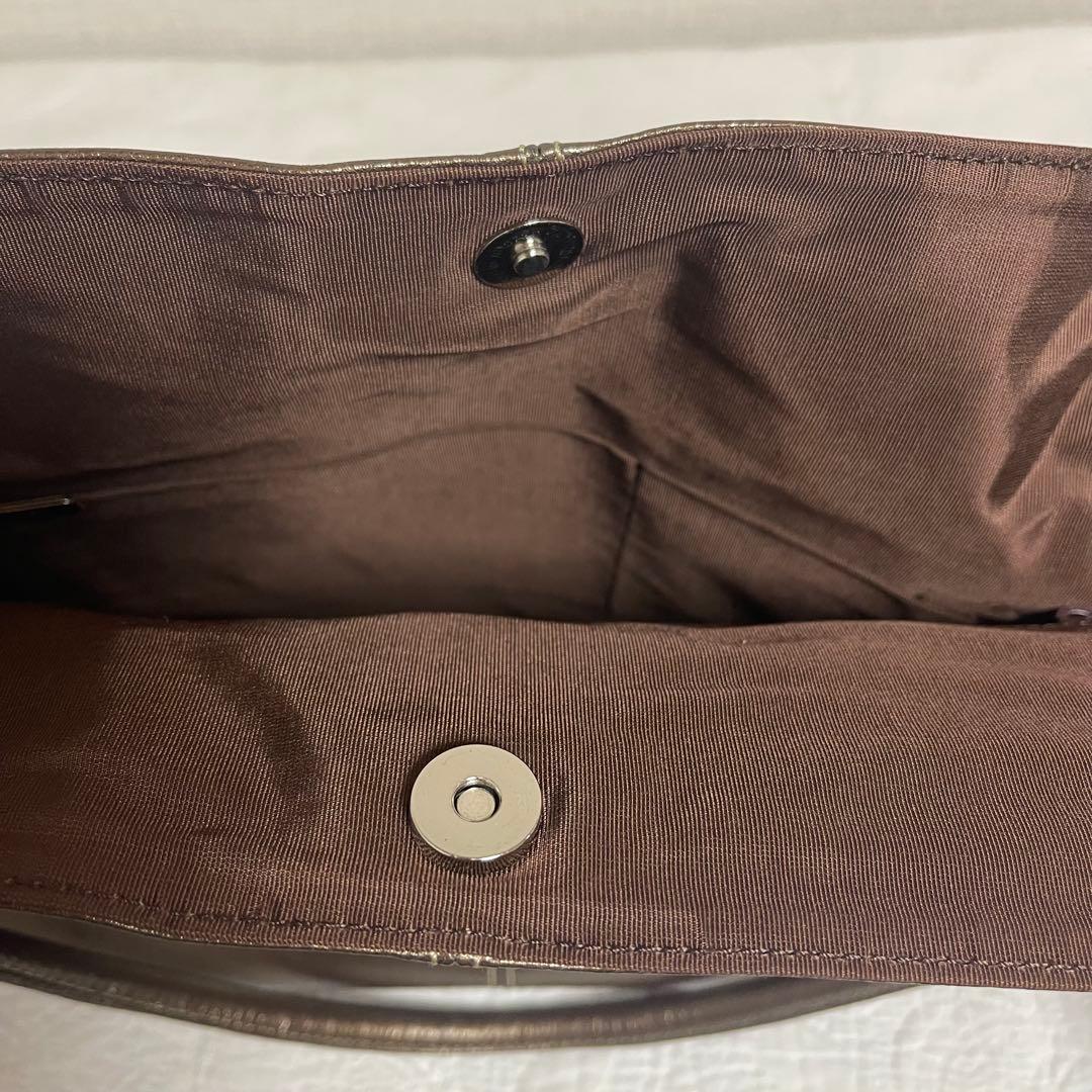 HAMANO ハマノ 濱野皮革工藝 本革 レザートートバッグ ブロンズ