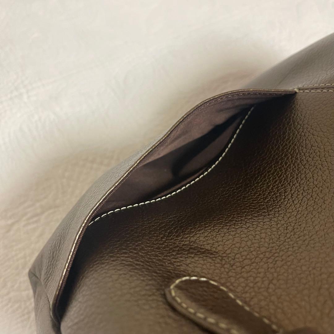 HAMANO ハマノ 濱野皮革工藝 本革 レザートートバッグ ブロンズ