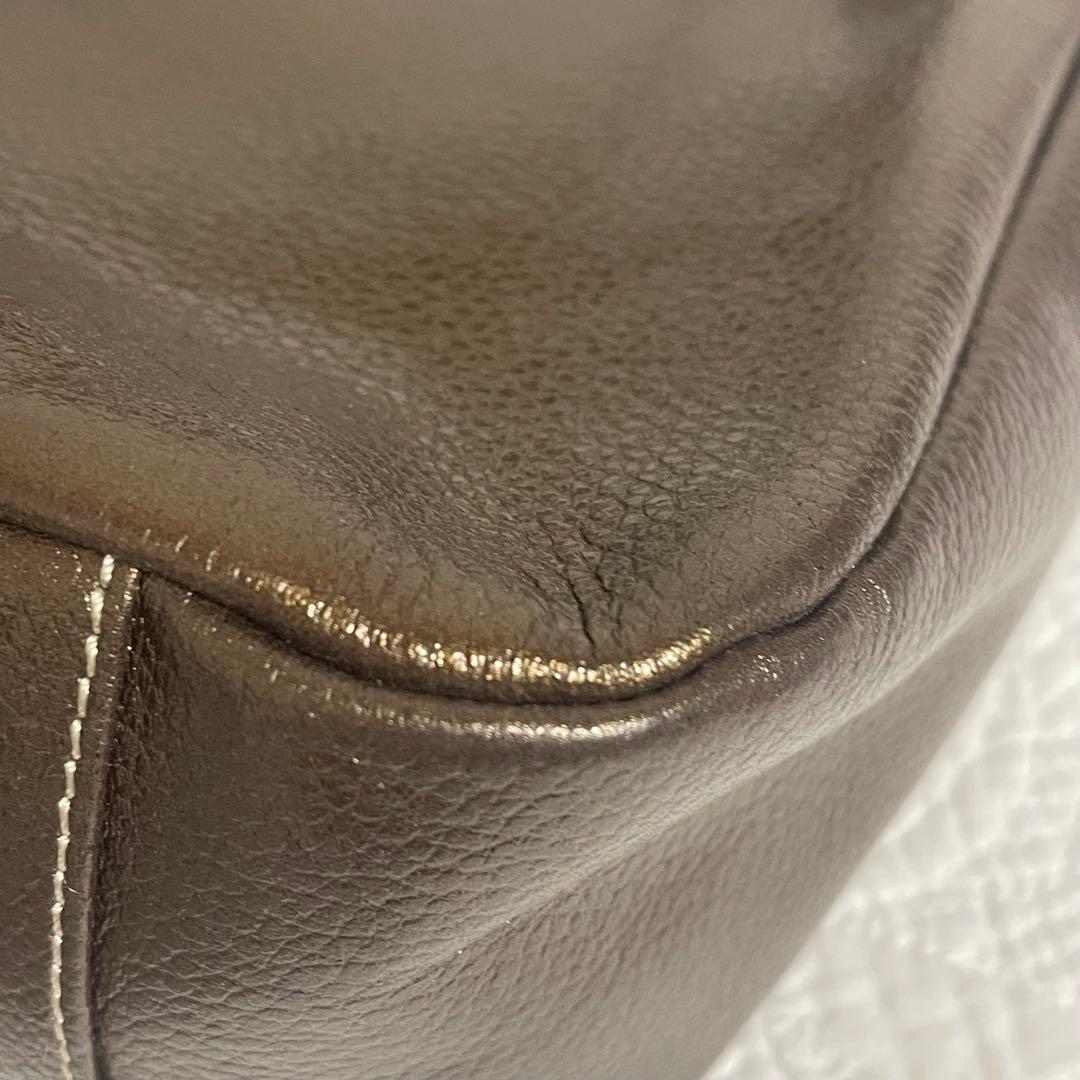 HAMANO ハマノ 濱野皮革工藝 本革 レザートートバッグ ブロンズ