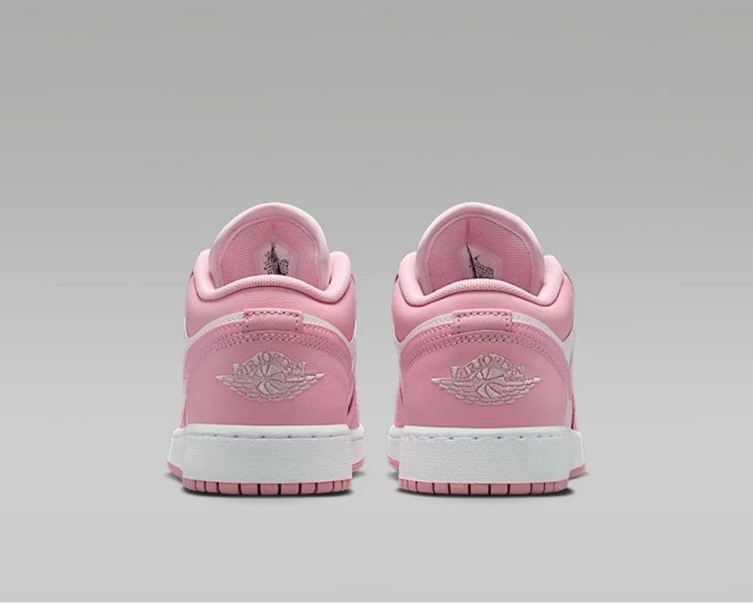 限定【新品】NIKE GS AIR JORDAN1 LOW　ホワイト　ピンク