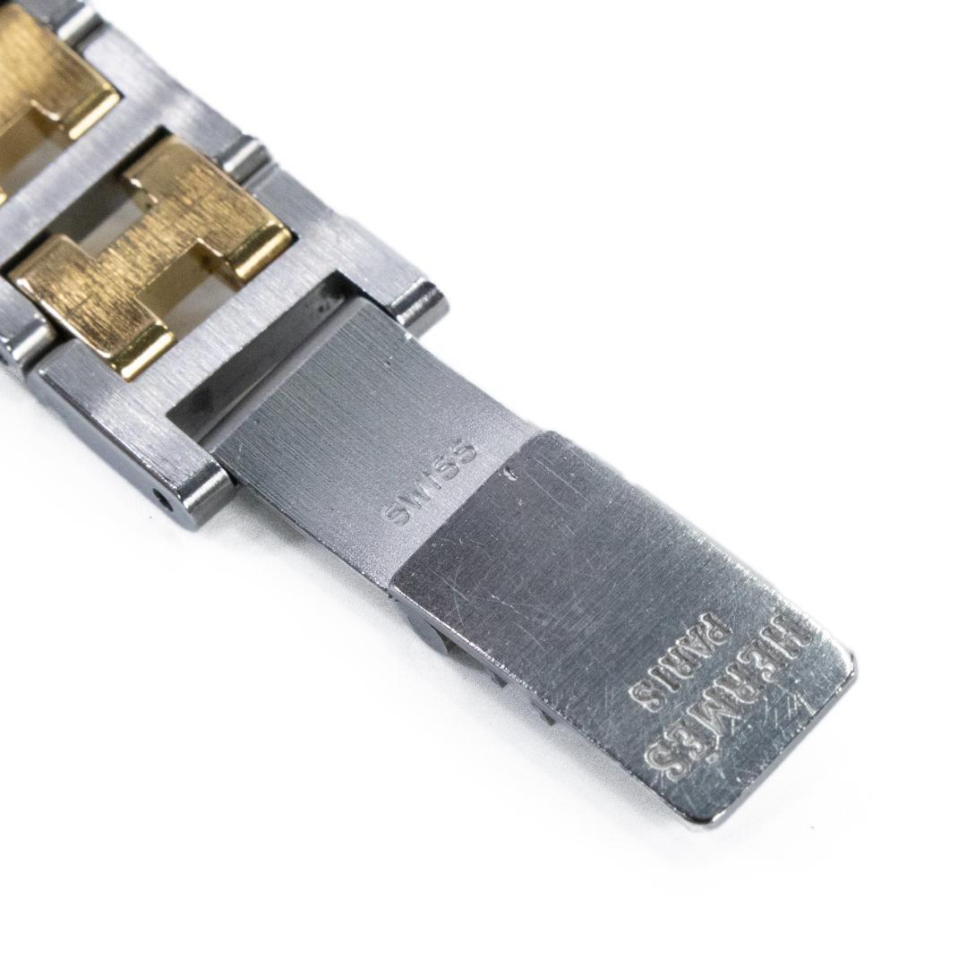 エルメス 腕時計 3針 レディース クリッパー CL3.240 白 H文字ベルト