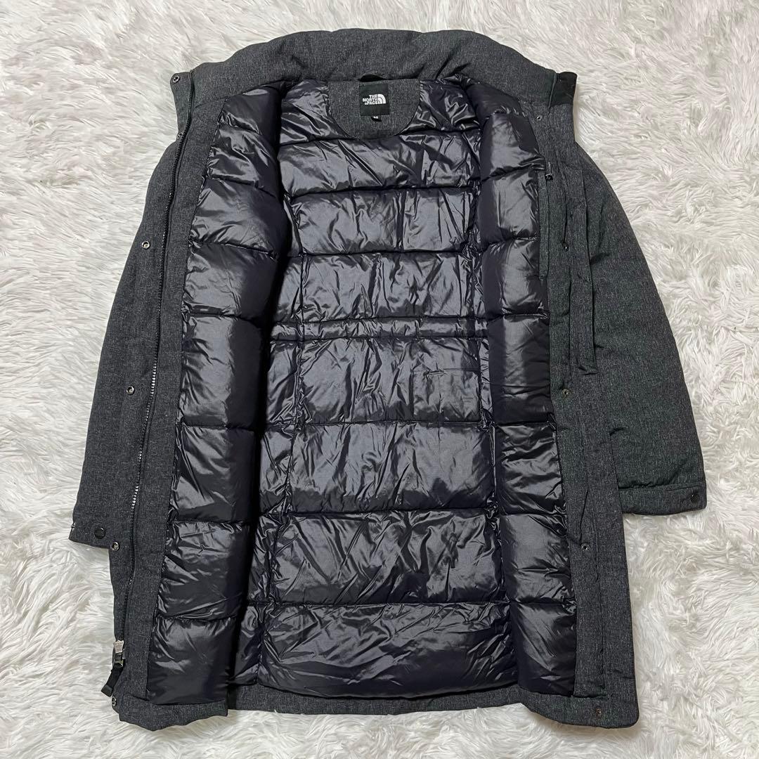 THE NORTH FACE ノースフェイス　ロングコート　ダウン　グレー　M