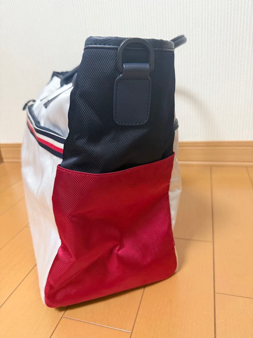 美品！トミーヒルフィガーゴルフ ミックスマテリアルトートバッグ　THMG1FB8