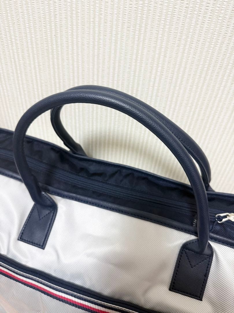 美品！トミーヒルフィガーゴルフ ミックスマテリアルトートバッグ　THMG1FB8