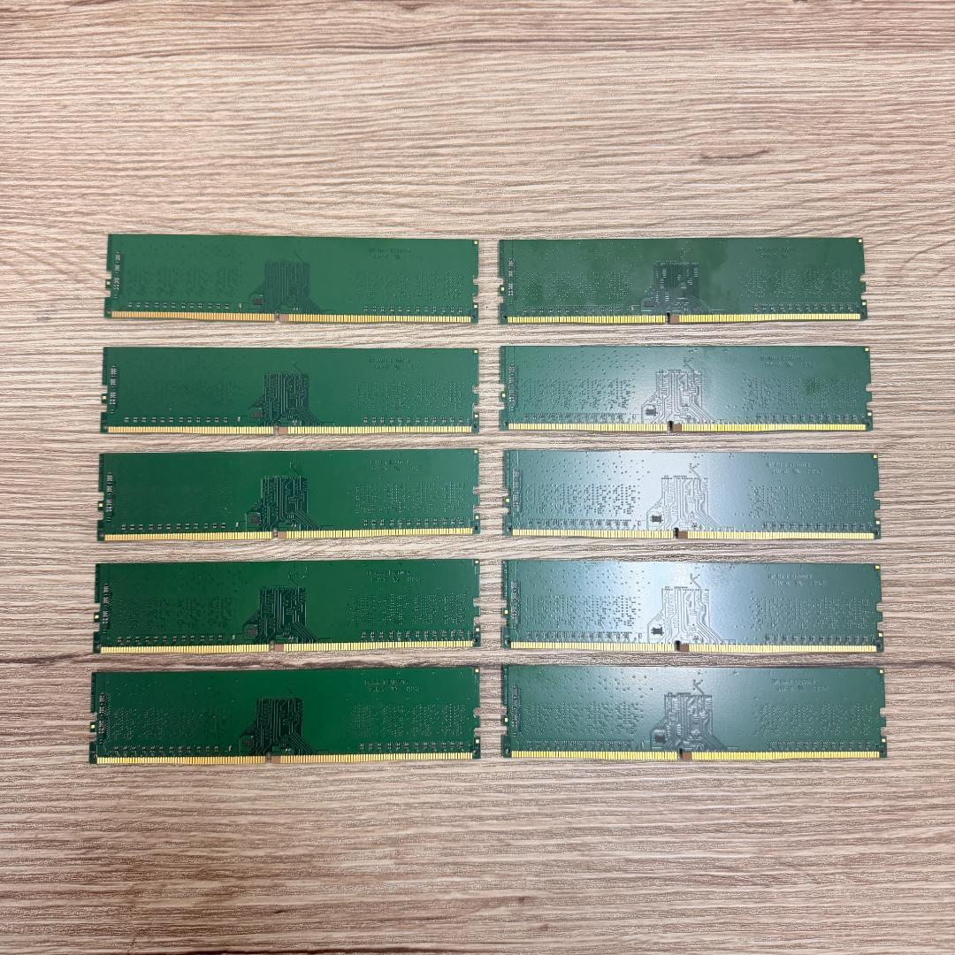 値下【BUFFALO】 DDR4-2400 4GB メモリ10枚セット計40GB