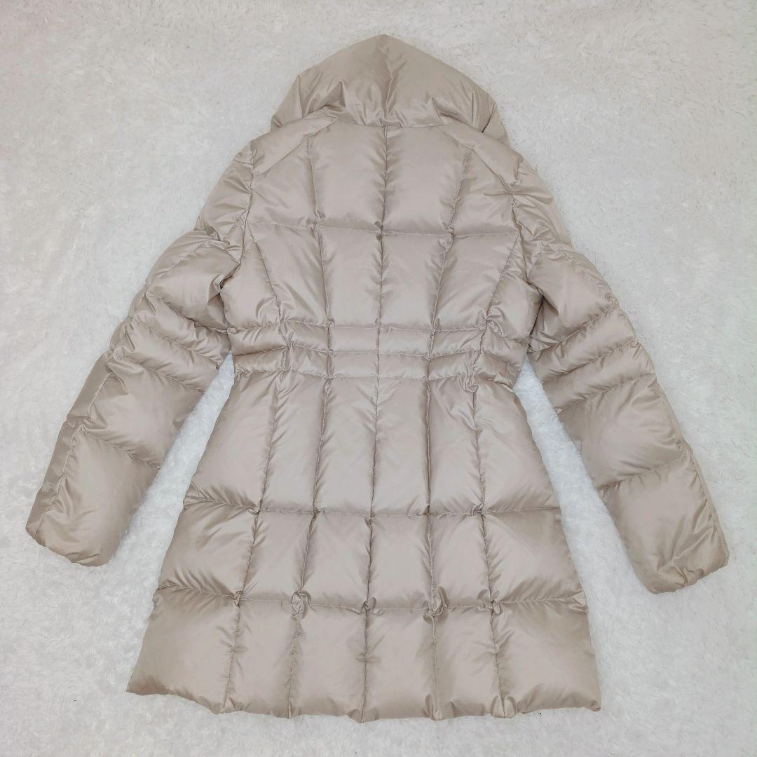美品✨23区 ダッフルダウンコート 大きめサイズ 42 ベージュ Ａライン