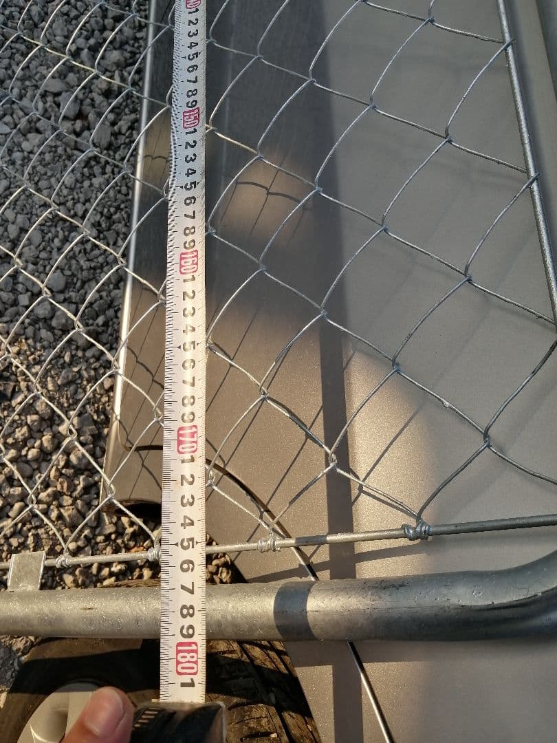 アメリカンフェンス 900×1800㎜ メッキフェンス インダストリアル店舗什器