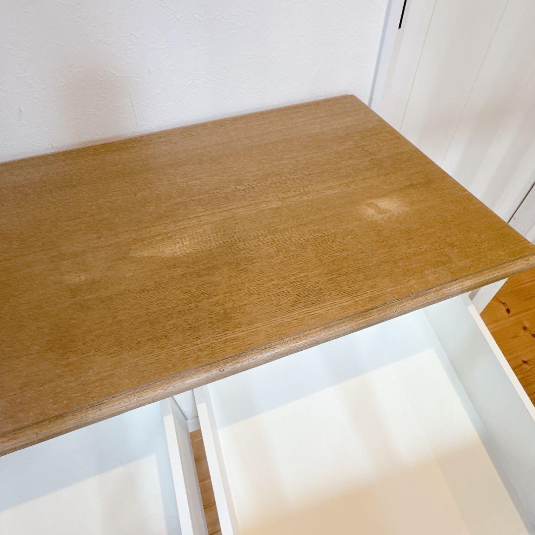 コンソールテーブル フレンチカントリー調　アンティーク　引き出し　東谷