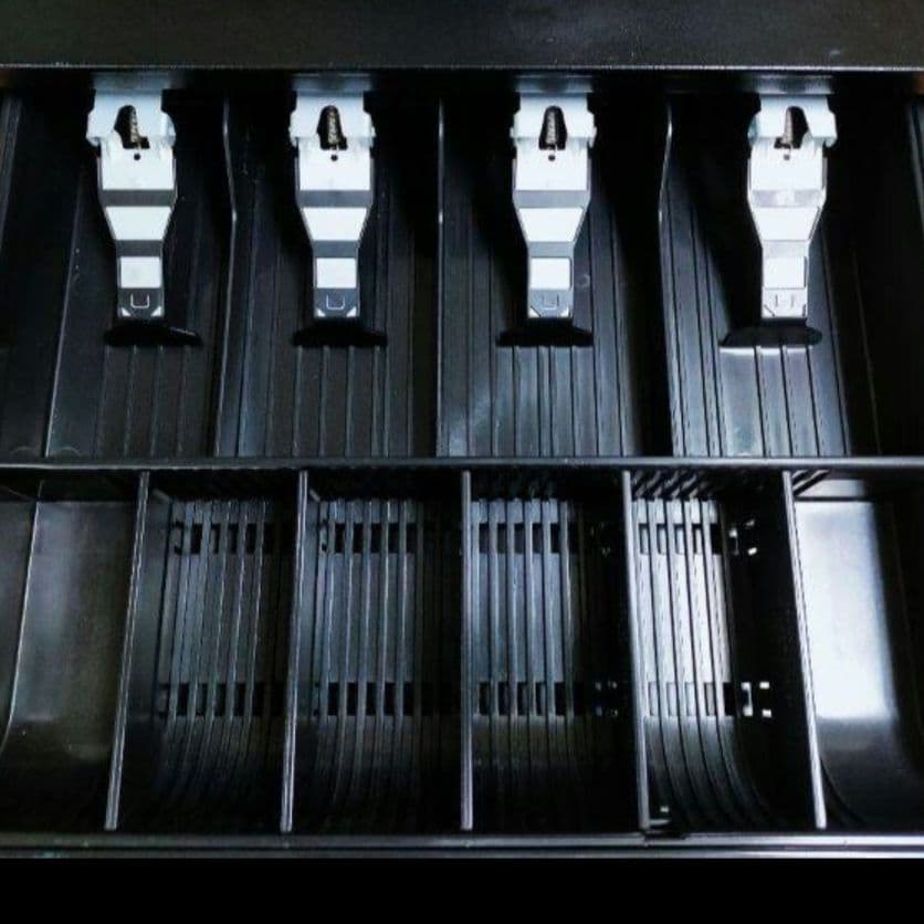 カシオ V-R200 ブラックインボイスレジスター　タッチパネル　本体+ドロア付