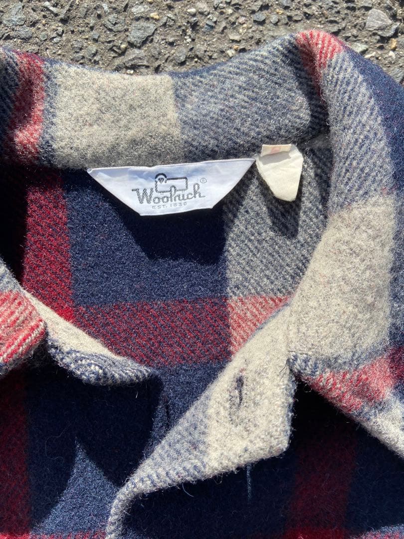 70s Woolrich チェックジャケット ウールリッチ 木村拓哉 CPO