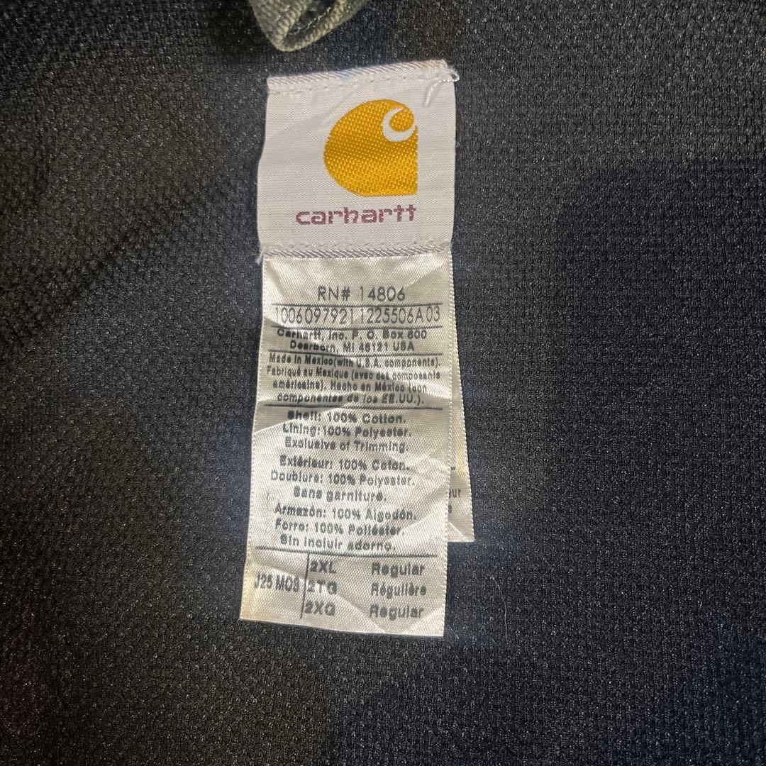 ト*ス様 Carhartt アクティブジャケット 2XL MOS ダック地