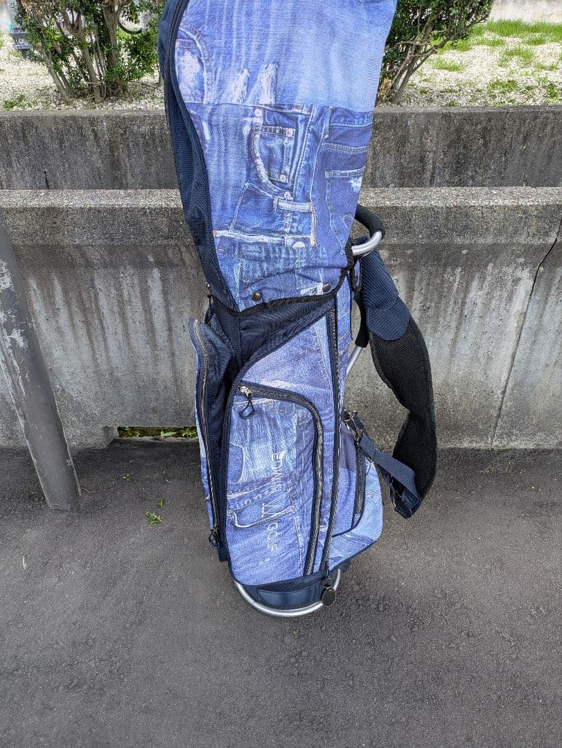 EDWIN デニム風ゴルフバッグ