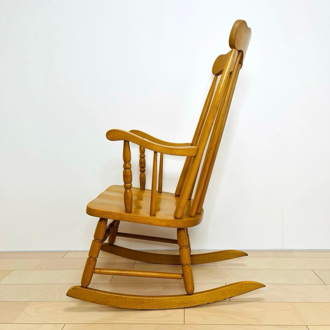 飛騨の家具　ヒダ　ダイネット　ロッキングチェア 揺り椅子 アンティーク