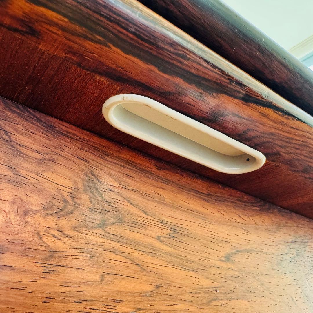 北欧　ローズウッド　ダイニングテーブル　デンマーク製　エクステンション