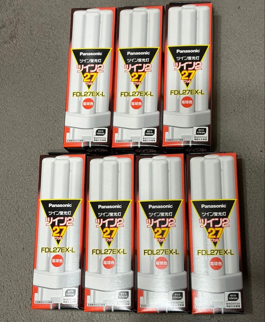 Panasonic FDL27EX-L ツイン2 27W 7本