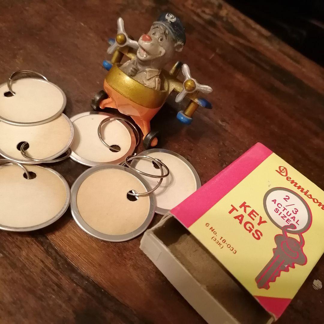 アメリカ製アンティーク キー30本&キーリング&キータグ☆ スケルトン バレル鍵