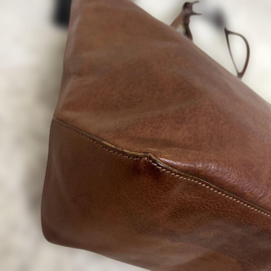 【美品】ラルフローレン オールレザー　トートバッグ ビッグポニー　チャーム