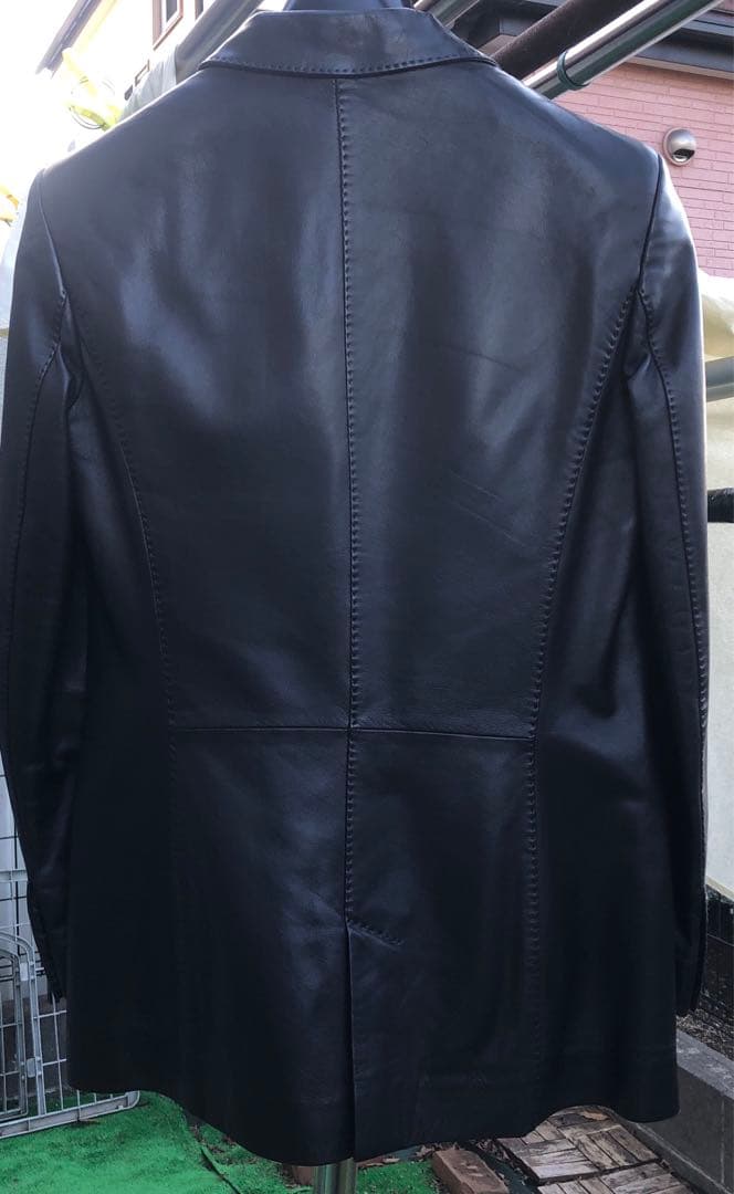 Salvatore Ferragamo ブラックレザージャケット