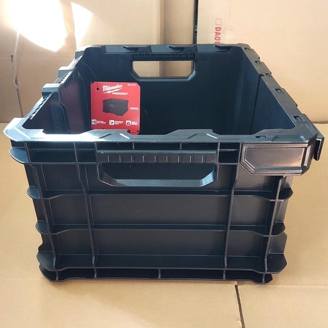 【訳あり】新品 ミルウォーキー パックアウト コンテナ ブラック クレート