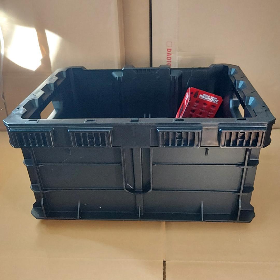【訳あり】新品 ミルウォーキー パックアウト コンテナ ブラック クレート