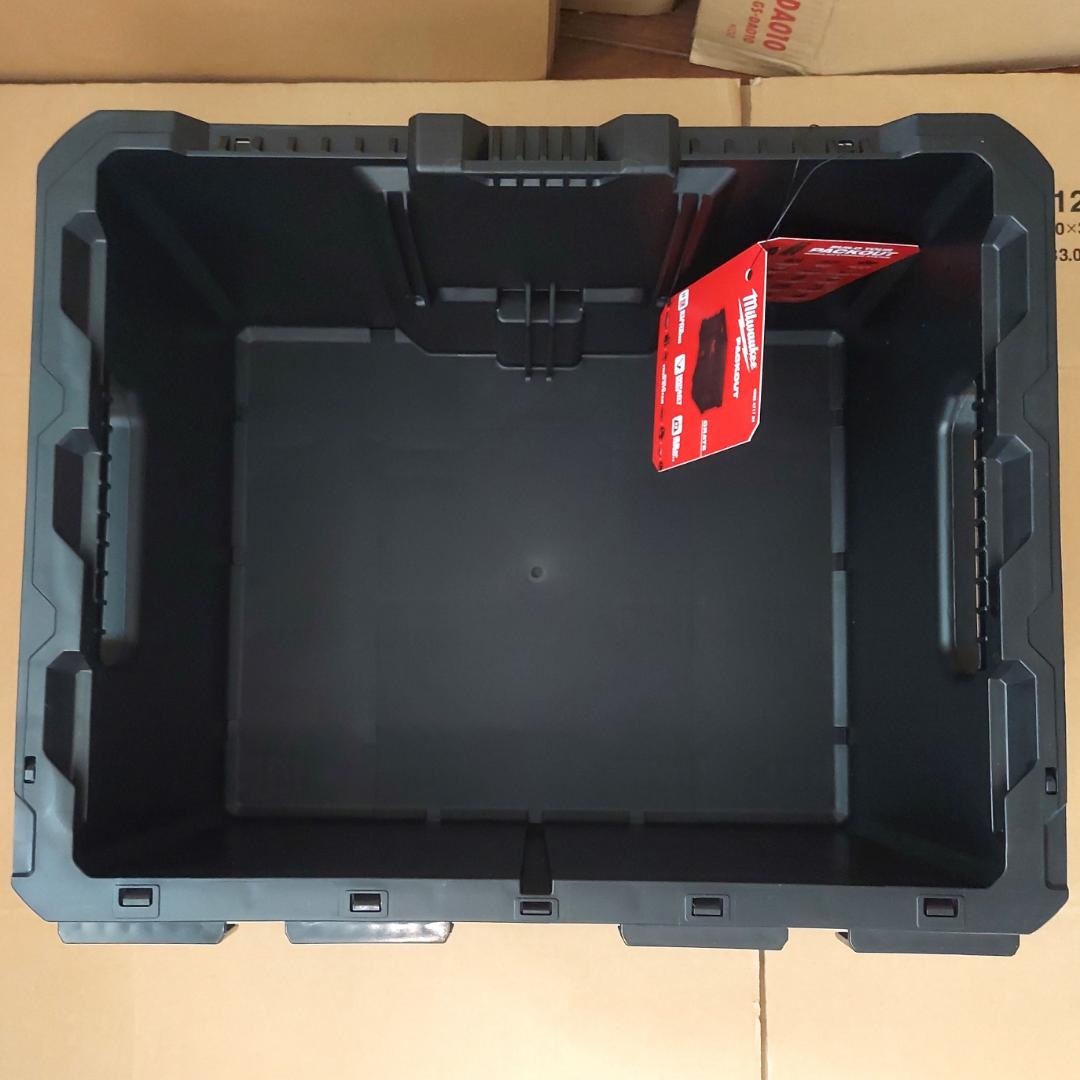 【訳あり】新品 ミルウォーキー パックアウト コンテナ ブラック クレート