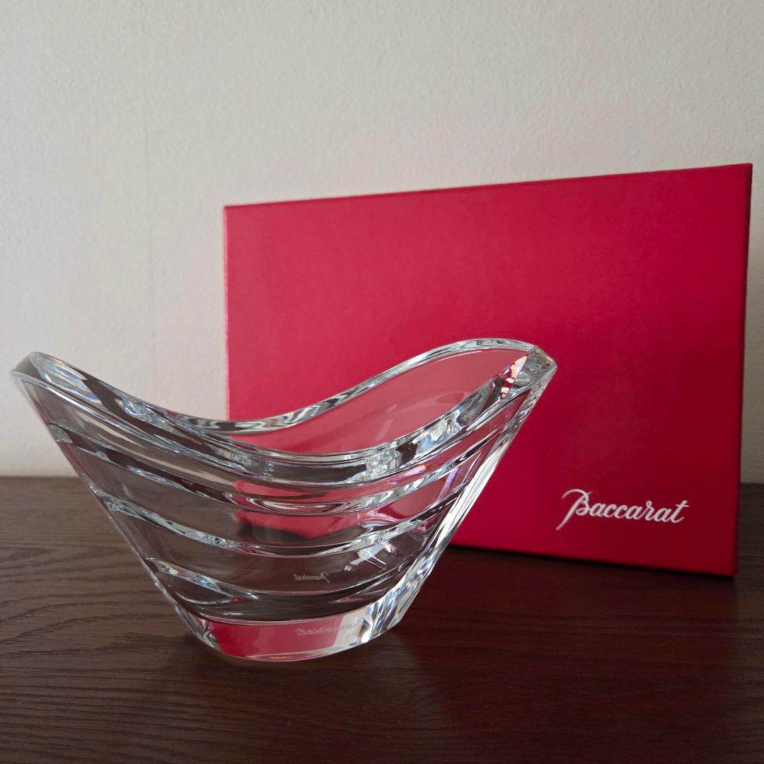 Baccarat バカラ クリスタル ウェーブボウル 花器 フラワーベース