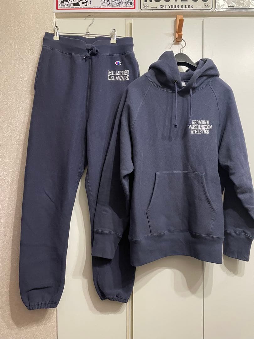 ジャーナルスタンダード別注 リバースウィーブ スウェットパーカー パンツセット