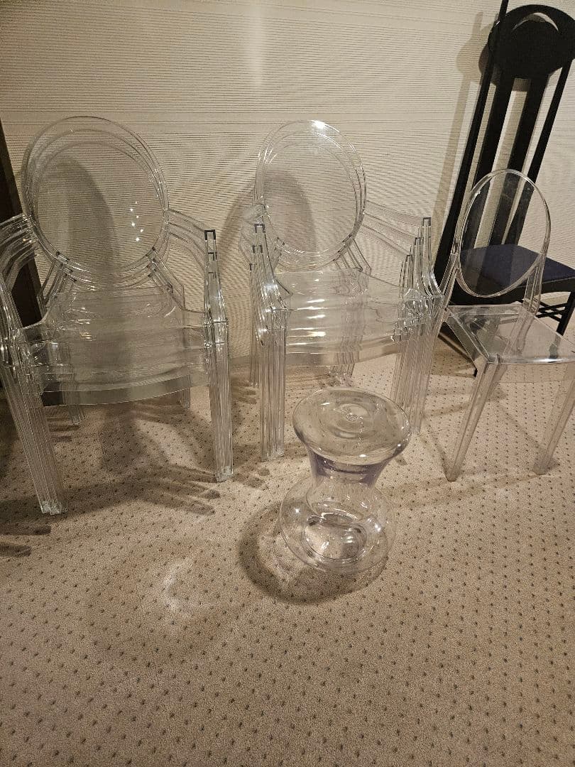 専用　4点セットカルテル　ルイゴースト×２　ヴィクトリア×1　スツール×１