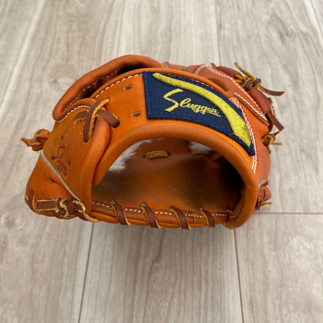 久保田スラッガー　KSN-L7s KSオレンジ 東京支店型付け　オイル加工済