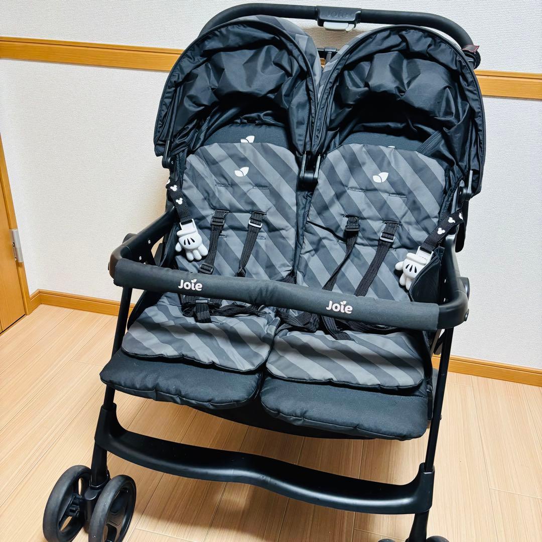 Joie ジョイー　エアツイン　二人乗りベビーカー 付属品あり