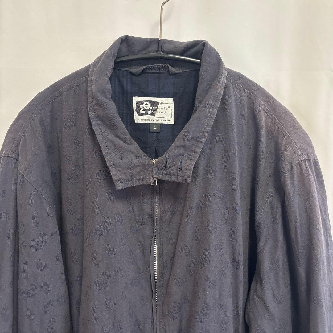 Engineered Garments ペイズリージャカード ジップジャケット