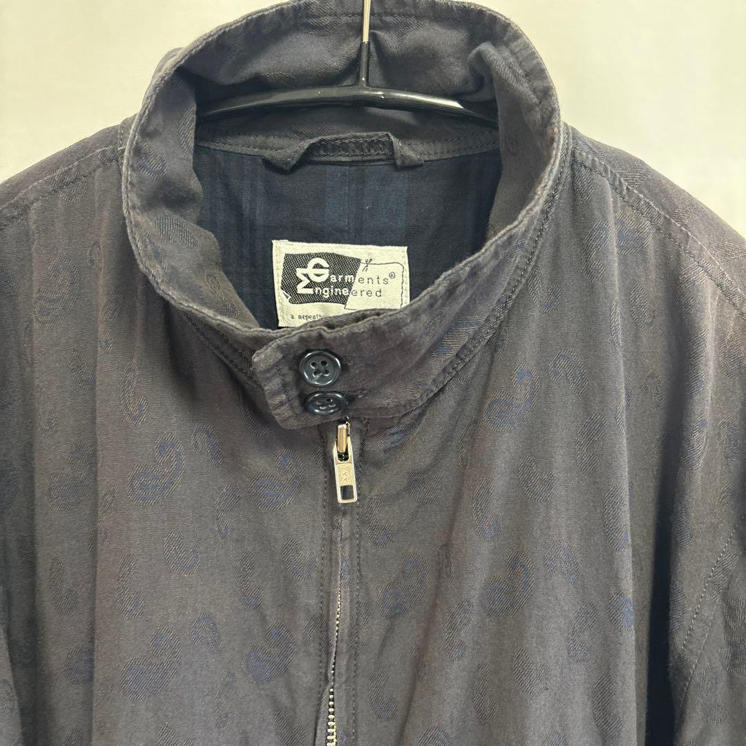 Engineered Garments ペイズリージャカード ジップジャケット