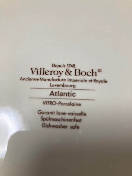 ビレロイボッホ　魚柄　ディナープレート 5枚セット